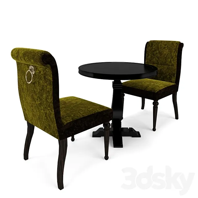 Chair + Table 3DSMax File