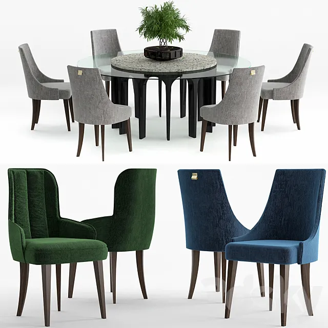 Chair Thomas Pheasant by Baker Furniture 3ds Max
