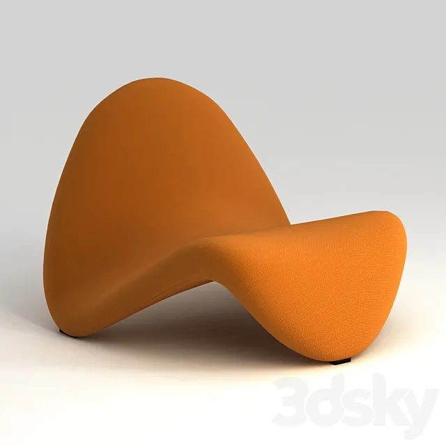 Chair Tongue 3DS Max Model