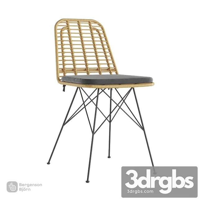 Chair Vetle Flat Rattan Bergenson Bjorn 3dsmax Download