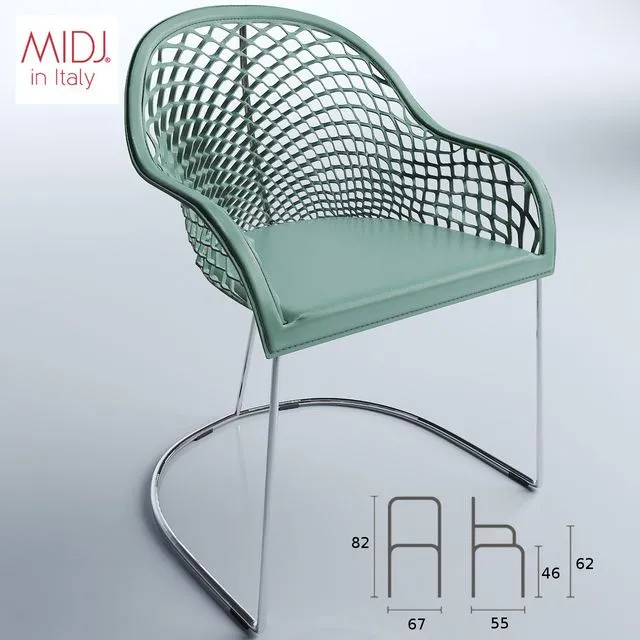 Chair with armrests Guapa P 3dsMax Model