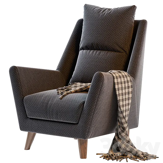 Chair York 232 3ds Max