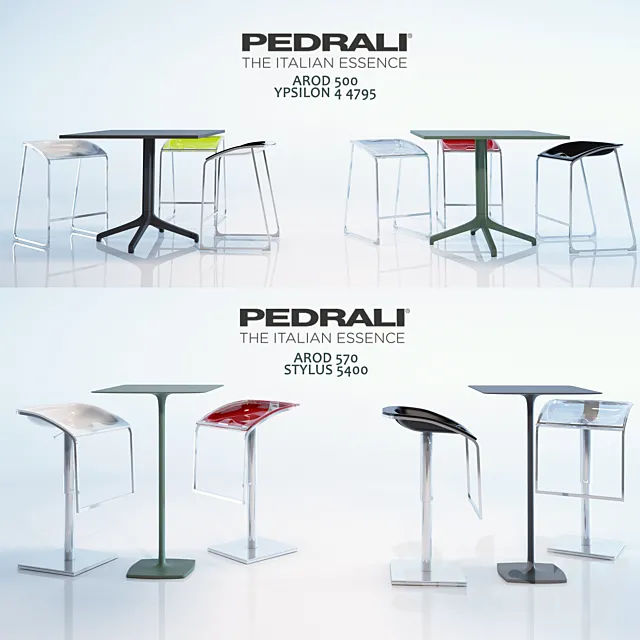 Chairs and tables 3DS Max Model