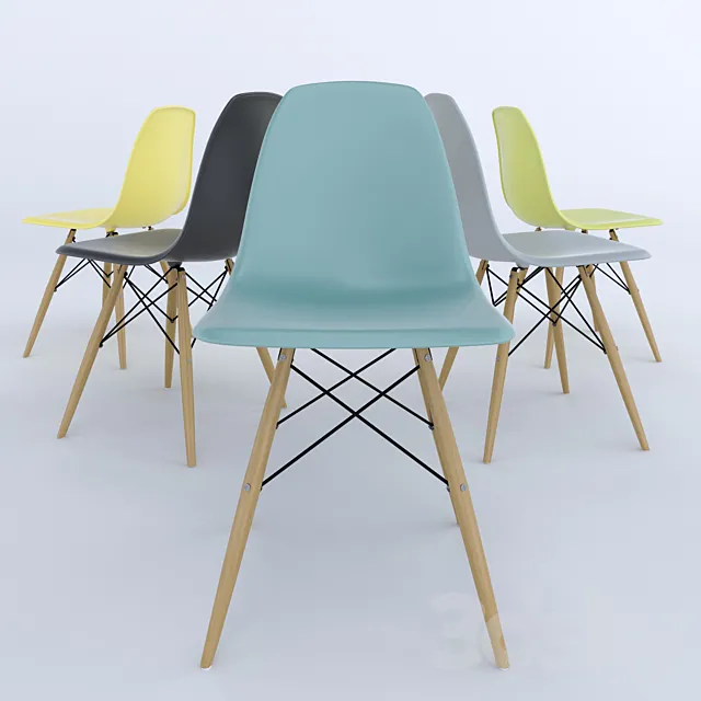 Chairs Eams DSW 3DSMax File