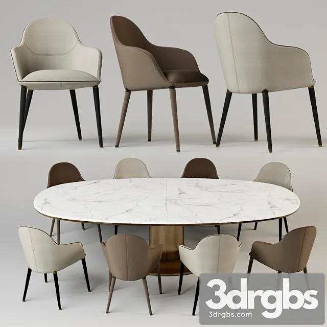 Chairs giorgetti selene. table giorgetti mizar 2 3dsmax Download