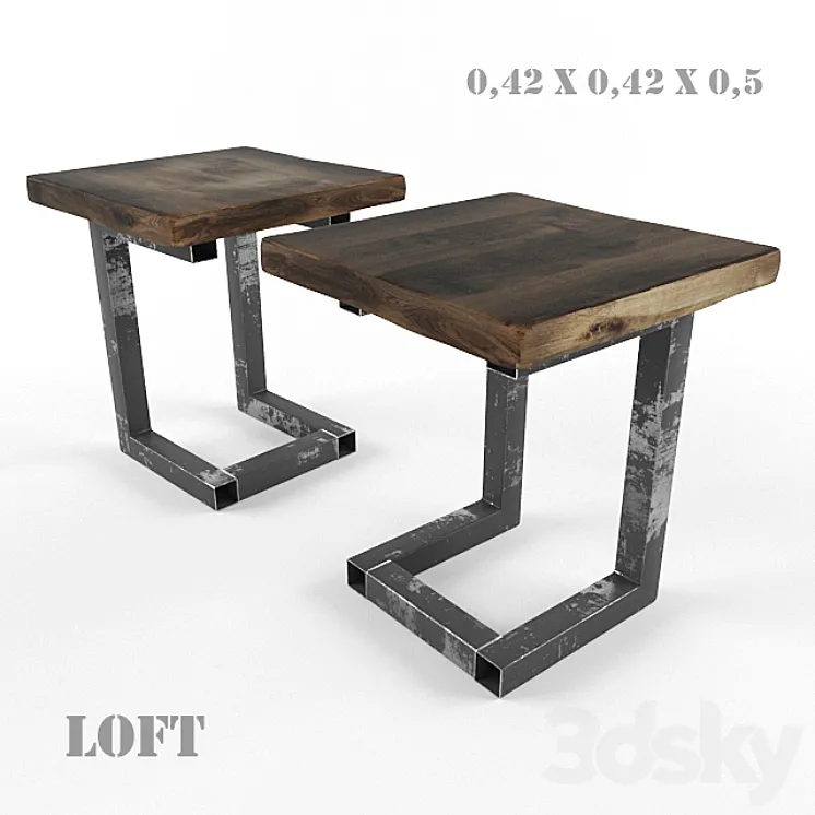 chairs LOFT 3DS Max