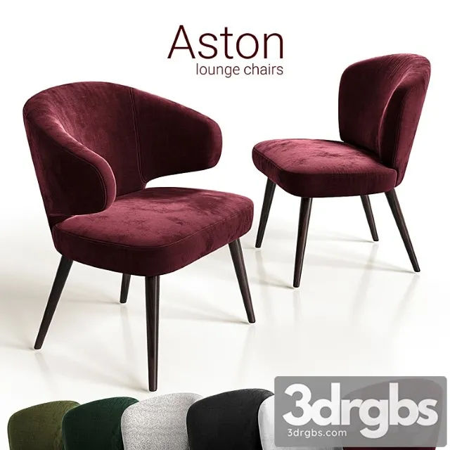 Chairs Lounge Minotti Aston 3dsmax Download