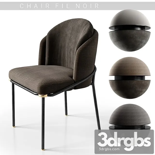 Chairs Minotti Fil Noir 3dsmax Download
