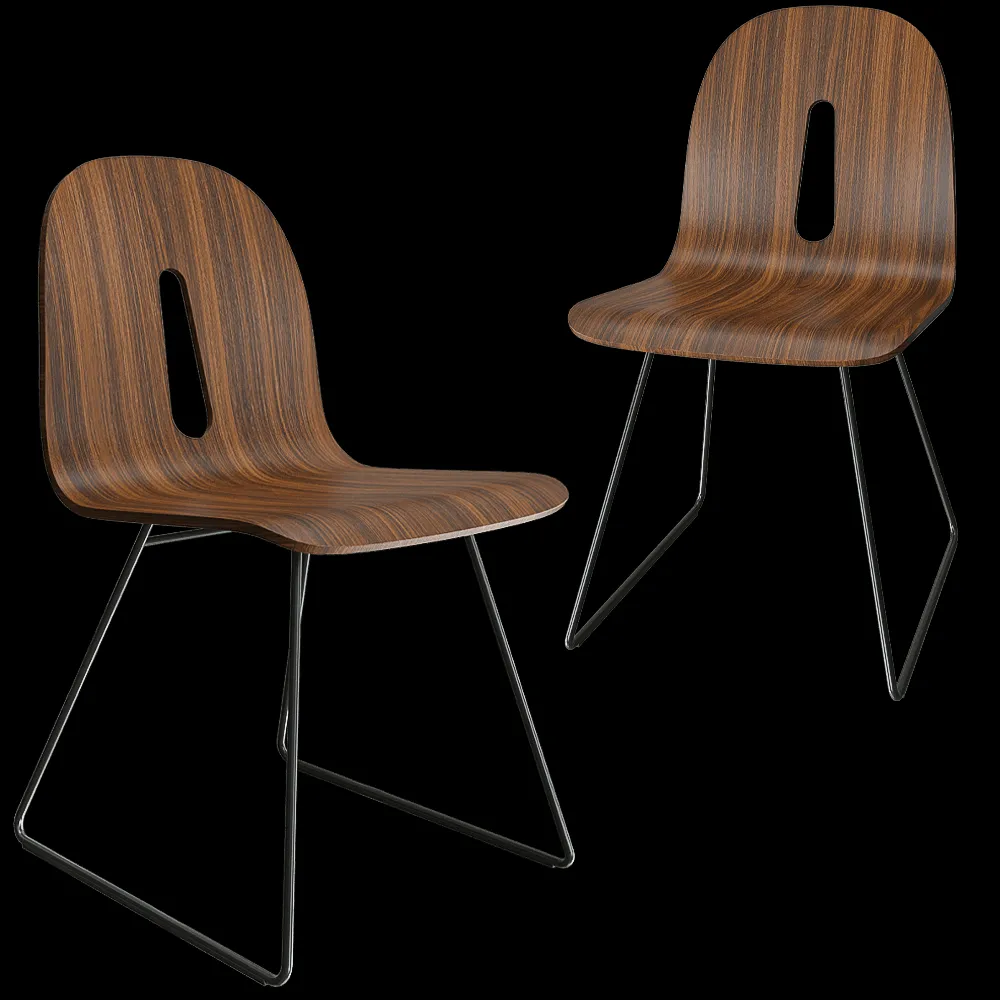 Chairs & More  – Chair Gotham Woody SL 3ds Max