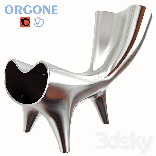 chairs ORGONE and ALU-FELT 3DSMax File