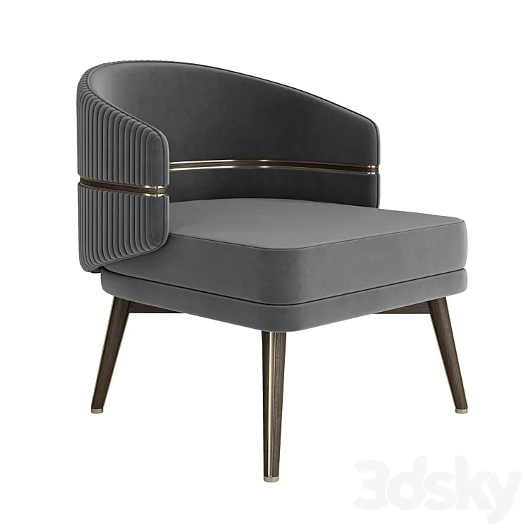 Chairsio luxury armchair 3DS Max