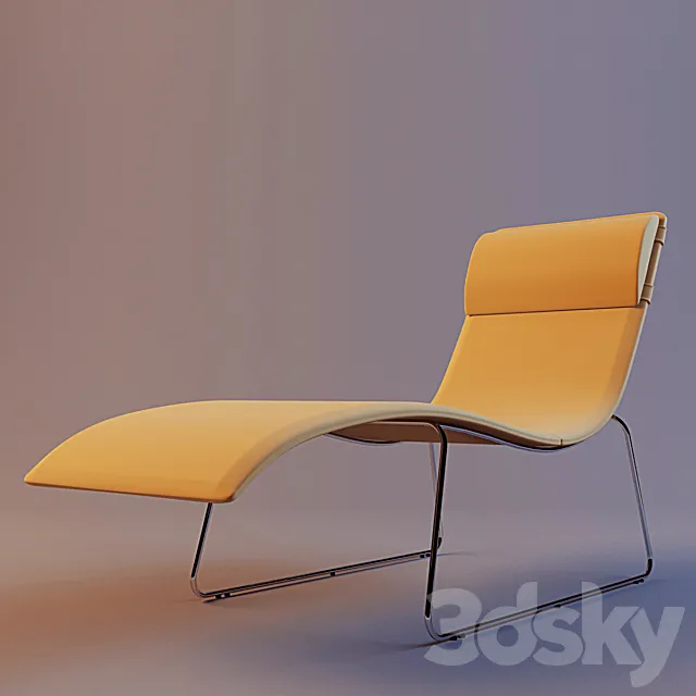 Chaise lounge-chair Midj Relax 3DS Max Model