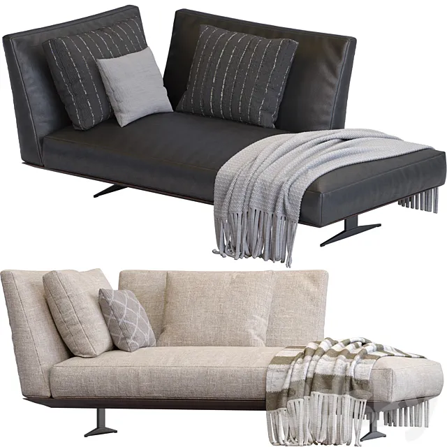 Chaise Lounge Evergreen By Flexform 3ds Max