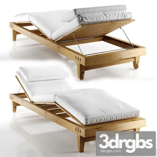 Chaise Lounge TR220 Summit Furniture Deck Chair 3dsmax Download