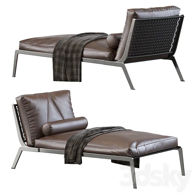 Chaiselongue Flexform Happy 3DS Max Model