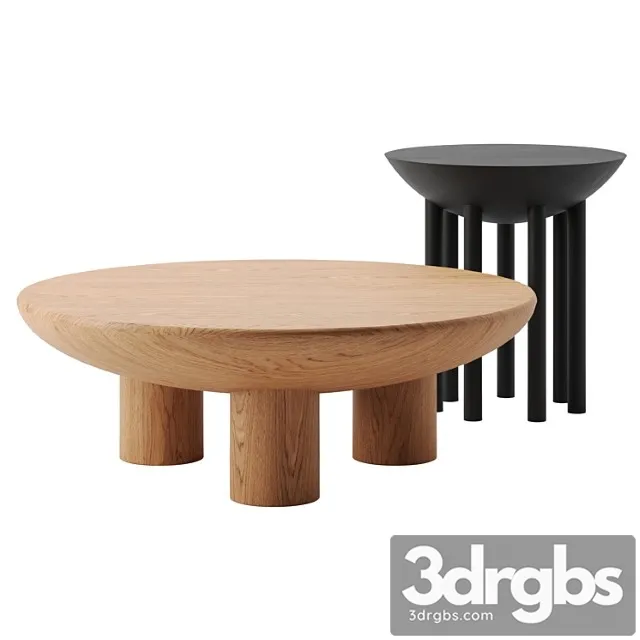 Chalon coffee tables by kelly wearstler