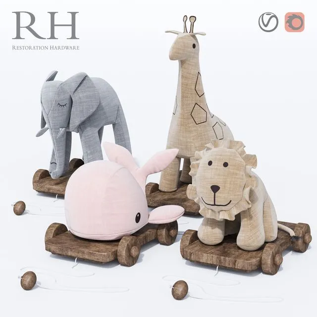 Chambray Pull Toy RH 3dsMax Model