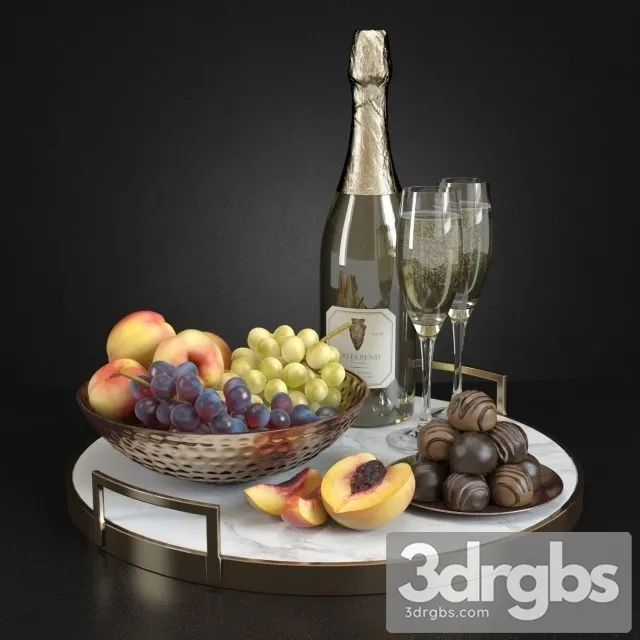 Champagne Fruits 3dsmax Download