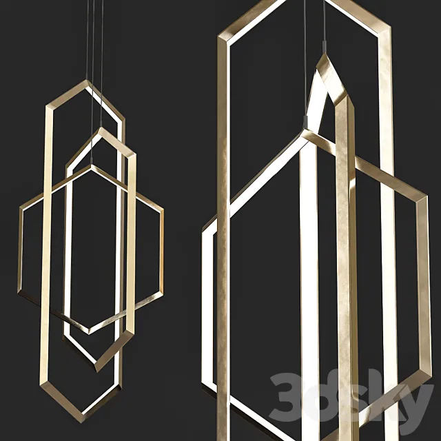 chandelier 3ds Max