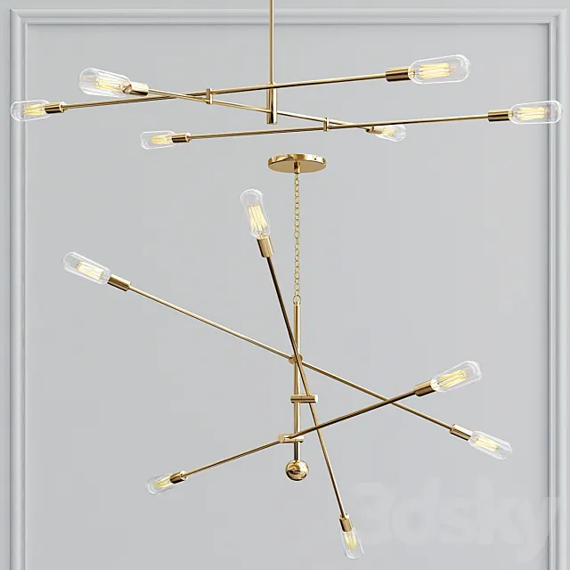 Chandelier 3DS Max Model