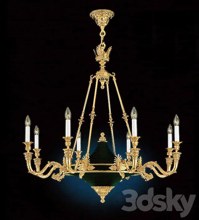 Chandelier 3DS Max Model