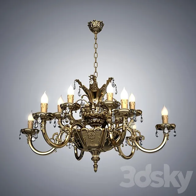 Chandelier 3DS Max Model