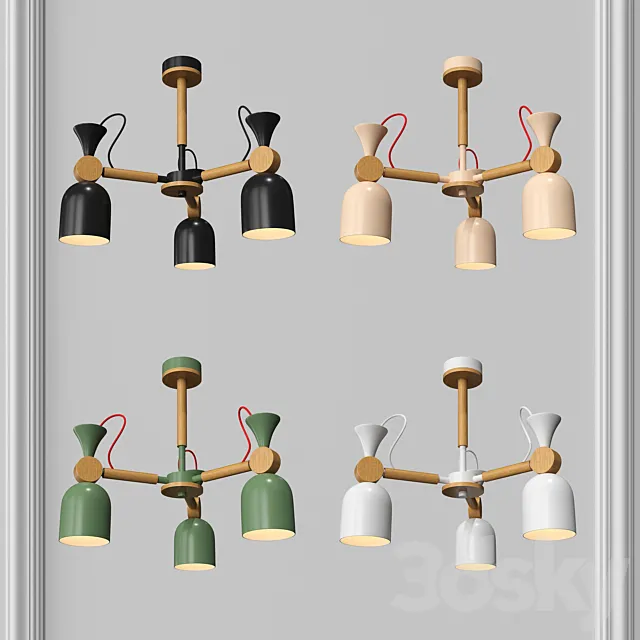 Chandelier 60366 from the Monte Collection by NB Light 3ds Max