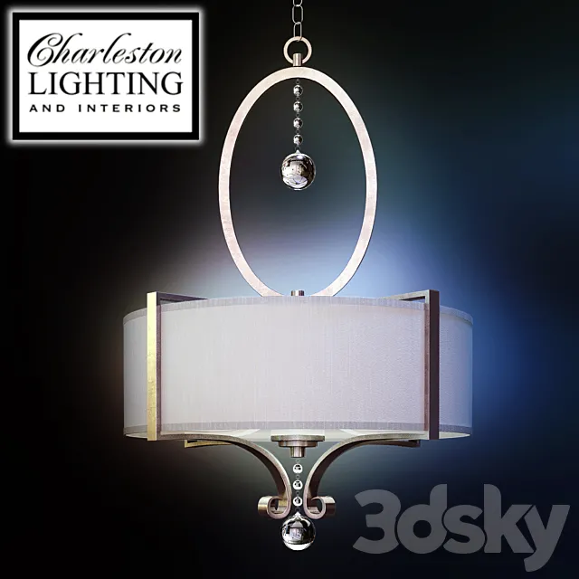 Chandelier _ Charleston lighting _ 313249 3ds Max