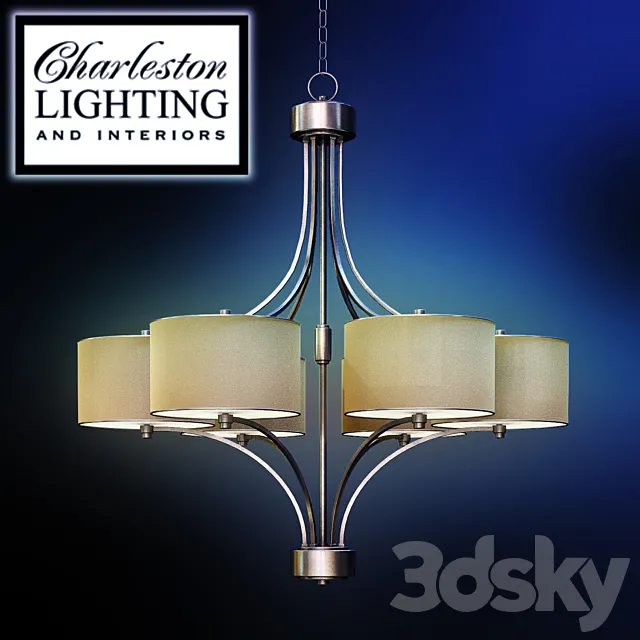Chandelier _ Charleston lighting _ 349762 3ds Max