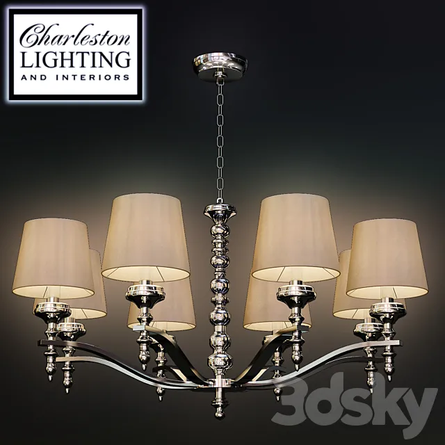 Chandelier _ Charleston lighting_019946 3DS Max Model