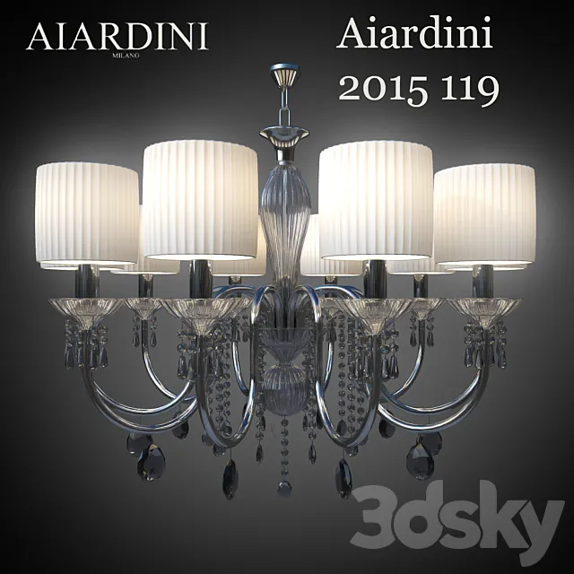 Chandelier Aiardini 2015 119 _ LP (A) _ 12L 3DS Max Model