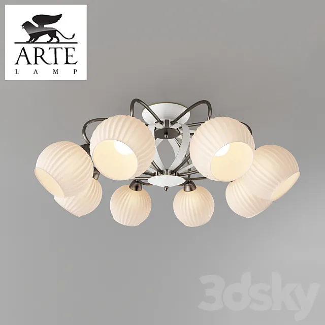 Chandelier ARTE LAMP A6342PL-8WG 3ds Max