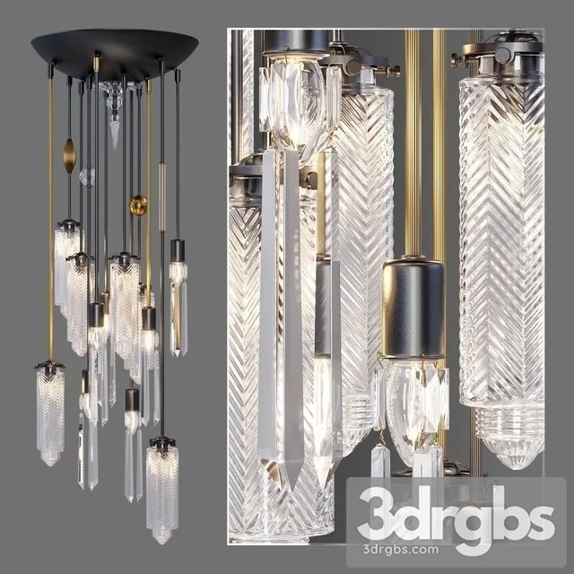 Chandelier Axis 12 Arm Fixture 3dsmax Download