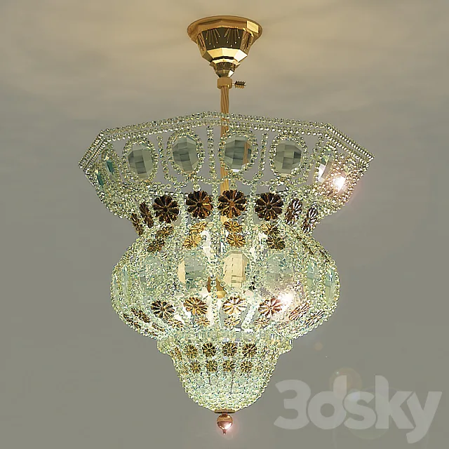 Chandelier Banci 3ds Max