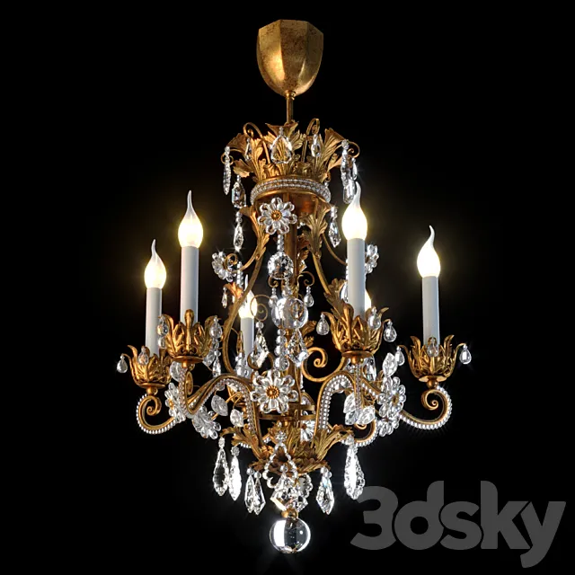 Chandelier Banci Firenze 03.0736 3ds Max