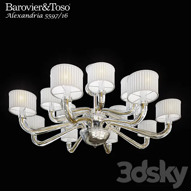 chandelier Barovier & Toso Alexandria 5597_0816 3DSMax File