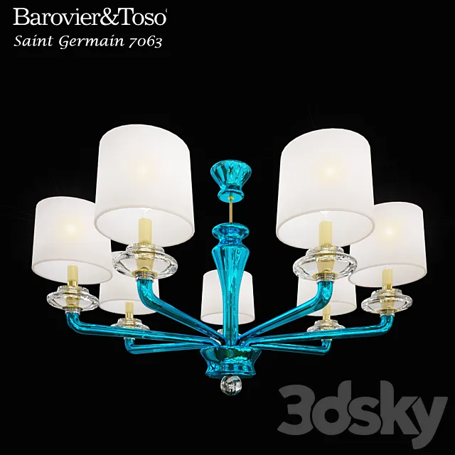 Chandelier Barovier & Toso Saint Germain 7063 3ds Max