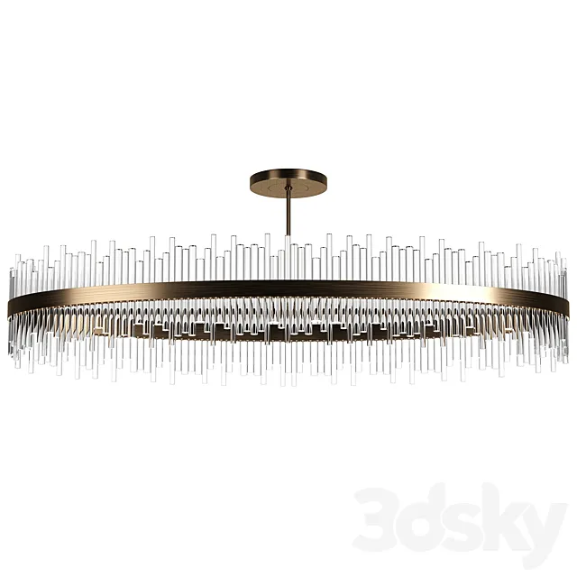 Chandelier Bella Figura BOND STREET OVAL CHANDELIER CL122-OVAL-200 3ds Max