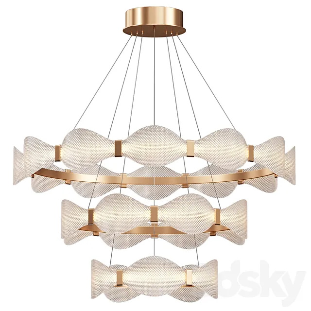 Chandelier BERTINA Lampatron 3DS Max Model