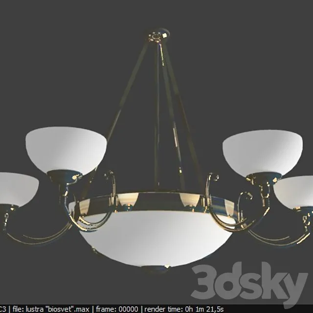 Chandelier Biosvet 3ds Max