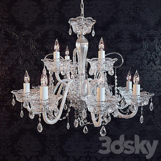 Chandelier BL310 April 8 CH 3DS Max Model