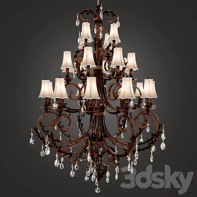 Chandelier Bliss L’Arte Luce 3ds Max