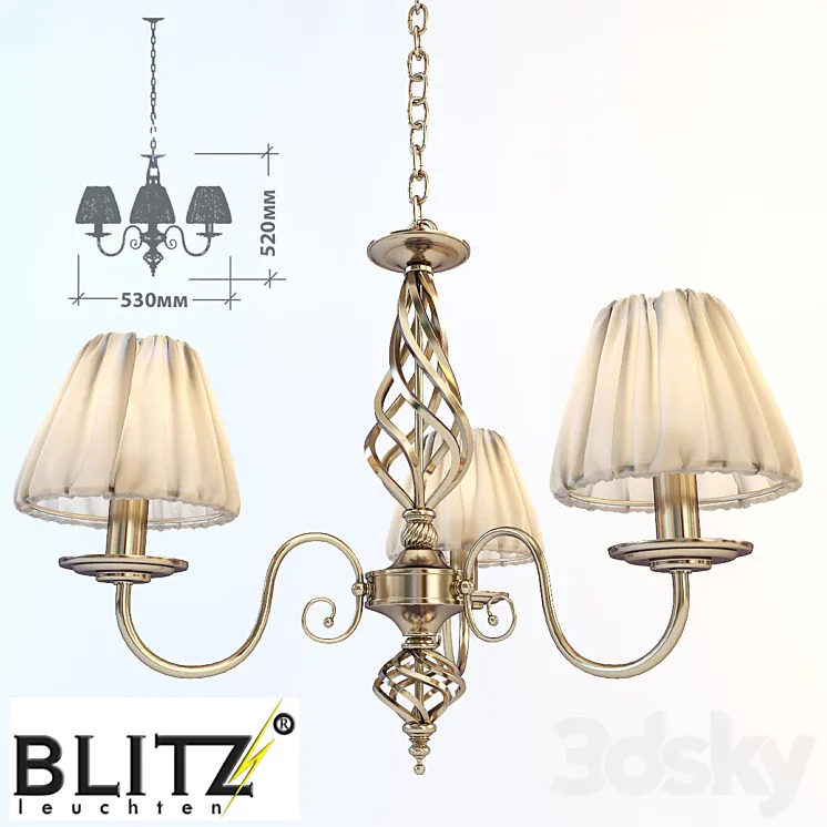 Chandelier Blitz 3DS Max