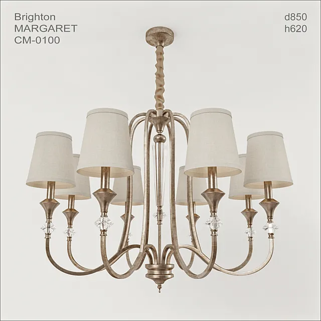 chandelier Brighton MARGARET CM-0100 3DSMax File