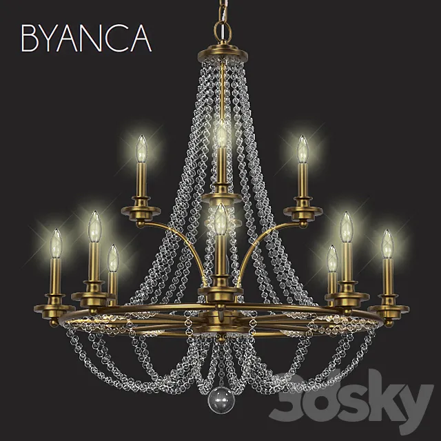 Chandelier Byanca 1-8352-12-121 3DSMax File