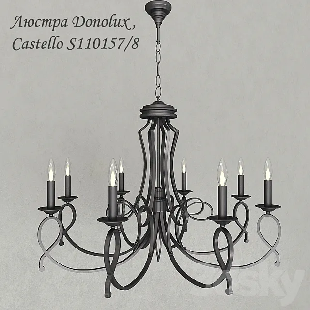 Chandelier Castello S110157 _ 8 3DSMax File