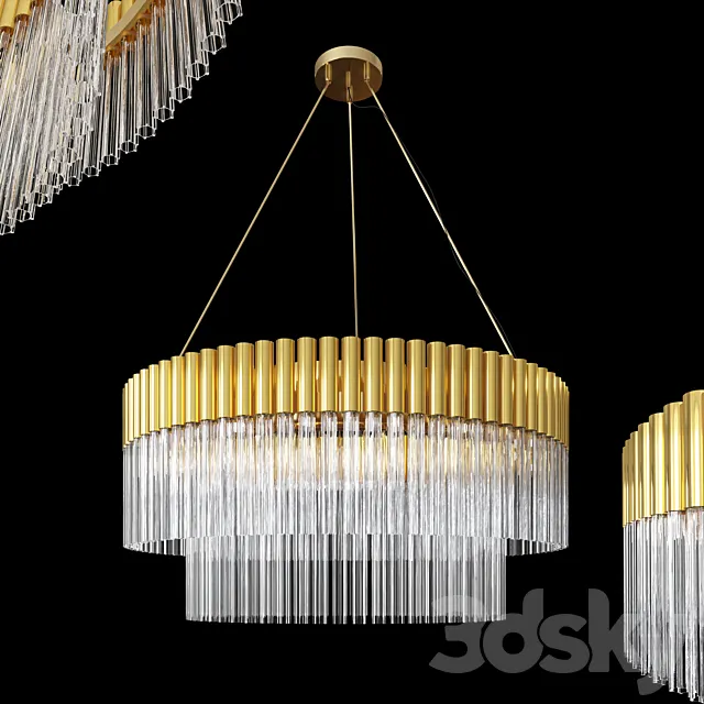 Chandelier Castro Lighting Arcade 3ds Max