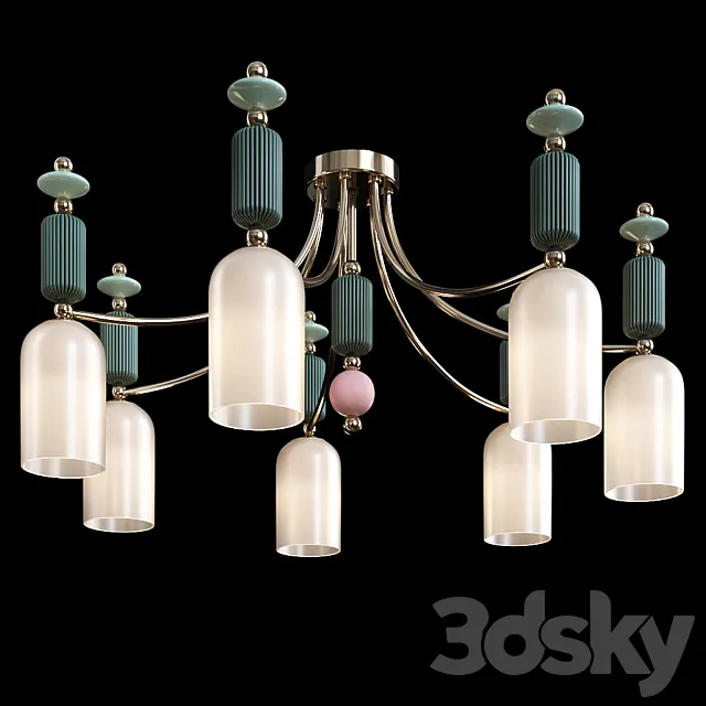 Chandelier ceiling Odeon Light 4861 _ 7C CANDY 3DSMax File
