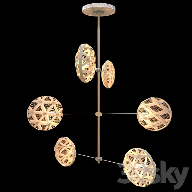 chandelier Chanpen 3ds Max
