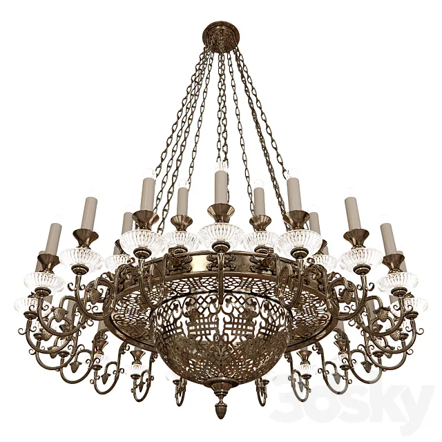 Chandelier church 2953 3ds Max